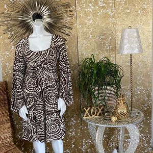 INC Polka Dot MIDI Dress